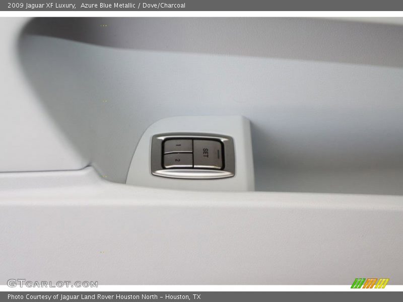 Azure Blue Metallic / Dove/Charcoal 2009 Jaguar XF Luxury