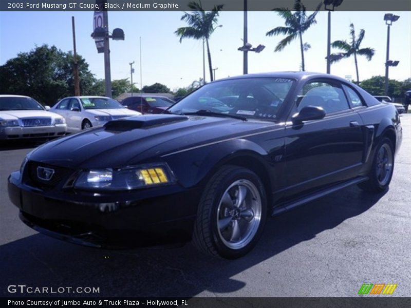 Black / Medium Graphite 2003 Ford Mustang GT Coupe