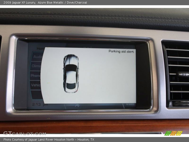 Azure Blue Metallic / Dove/Charcoal 2009 Jaguar XF Luxury