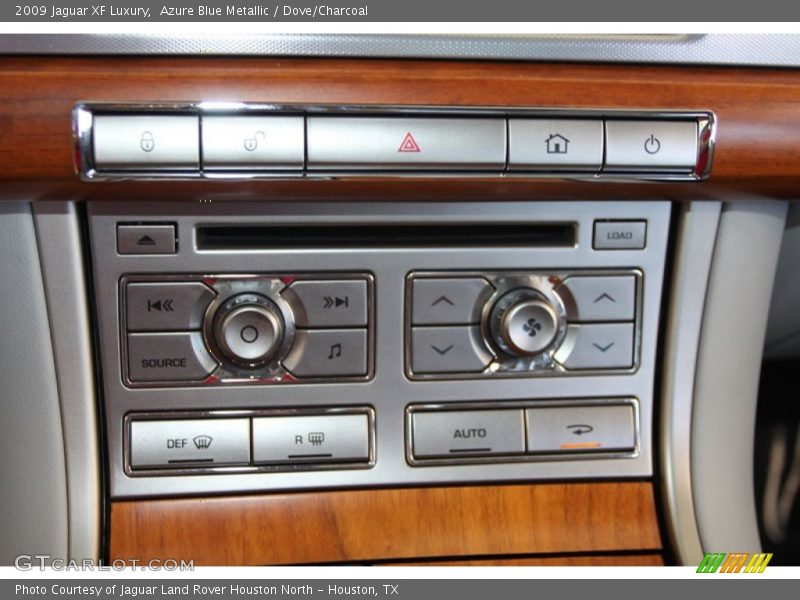 Azure Blue Metallic / Dove/Charcoal 2009 Jaguar XF Luxury