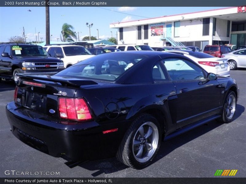 Black / Medium Graphite 2003 Ford Mustang GT Coupe