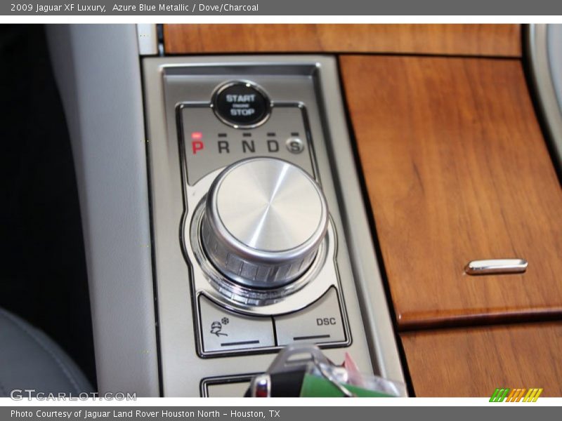 Azure Blue Metallic / Dove/Charcoal 2009 Jaguar XF Luxury