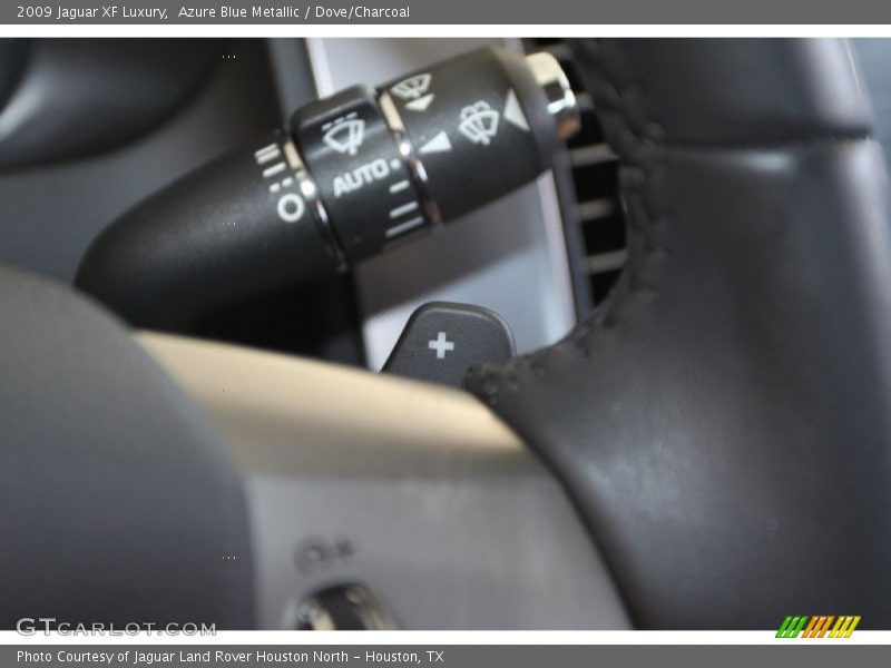 Azure Blue Metallic / Dove/Charcoal 2009 Jaguar XF Luxury