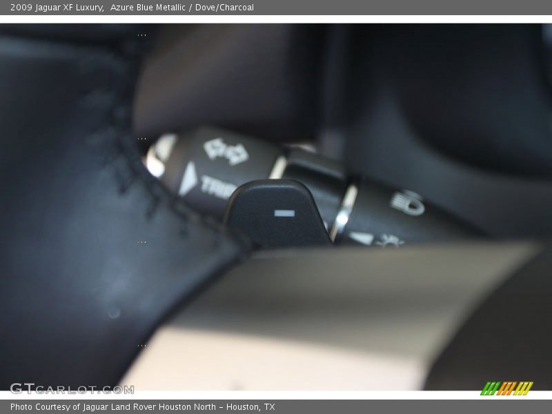 Azure Blue Metallic / Dove/Charcoal 2009 Jaguar XF Luxury