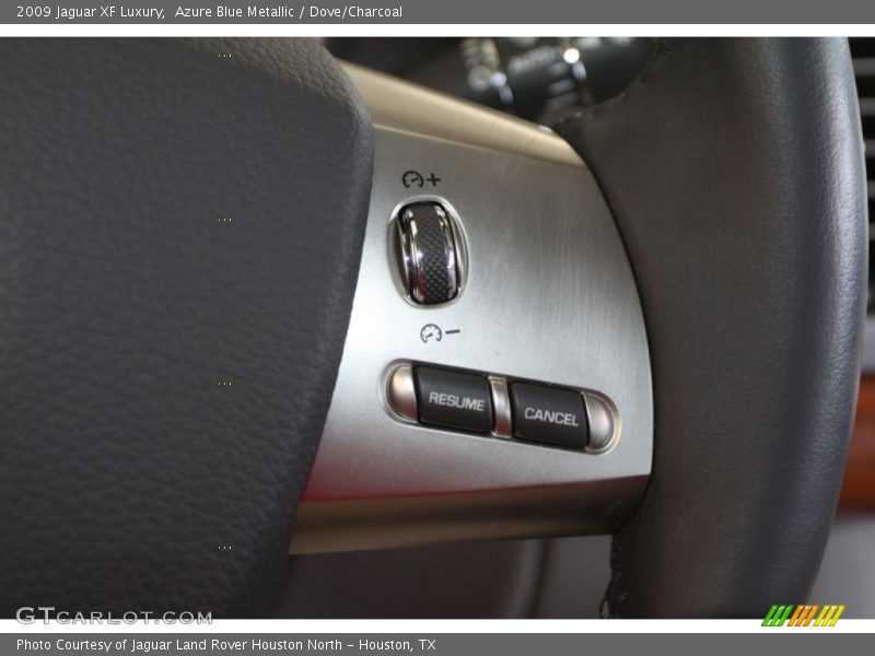 Azure Blue Metallic / Dove/Charcoal 2009 Jaguar XF Luxury