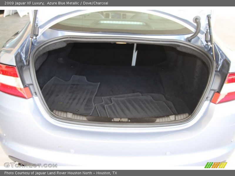 Azure Blue Metallic / Dove/Charcoal 2009 Jaguar XF Luxury