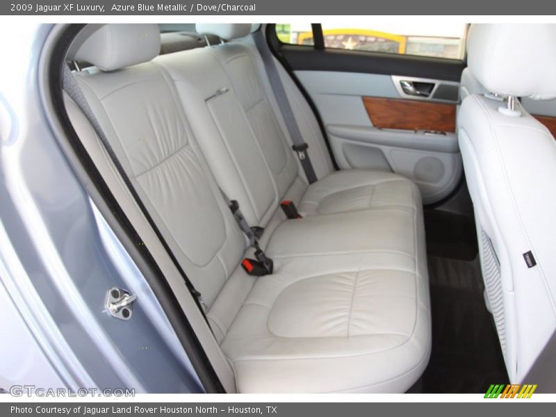 Azure Blue Metallic / Dove/Charcoal 2009 Jaguar XF Luxury