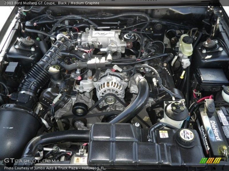Black / Medium Graphite 2003 Ford Mustang GT Coupe