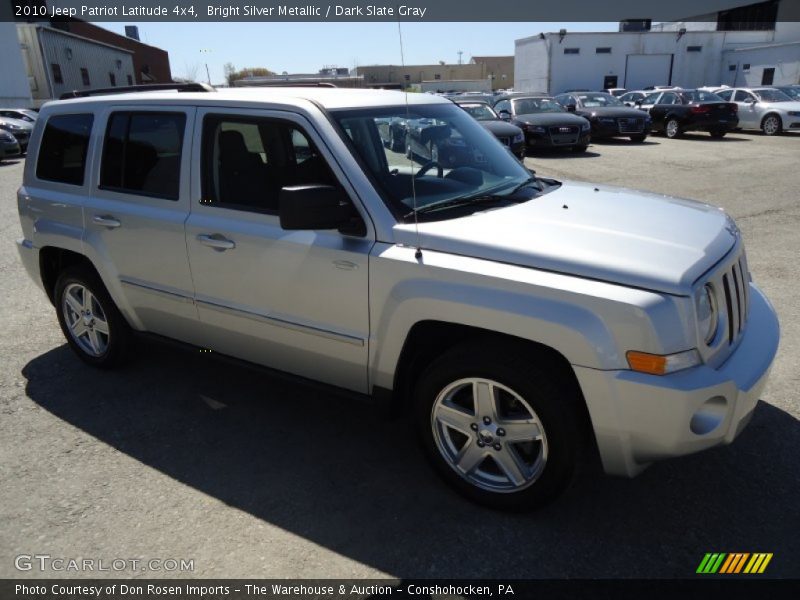 Bright Silver Metallic / Dark Slate Gray 2010 Jeep Patriot Latitude 4x4