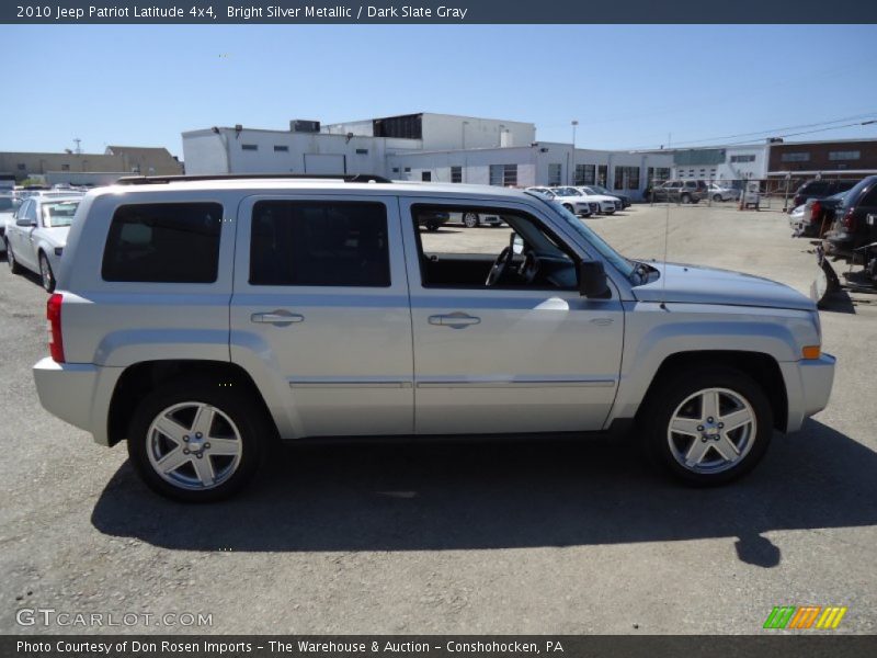 Bright Silver Metallic / Dark Slate Gray 2010 Jeep Patriot Latitude 4x4