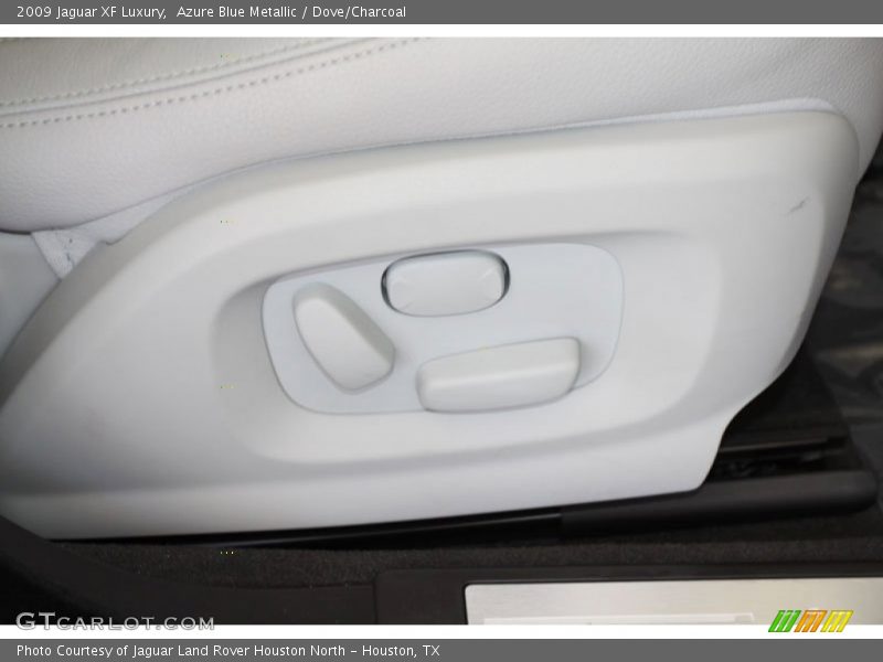 Azure Blue Metallic / Dove/Charcoal 2009 Jaguar XF Luxury