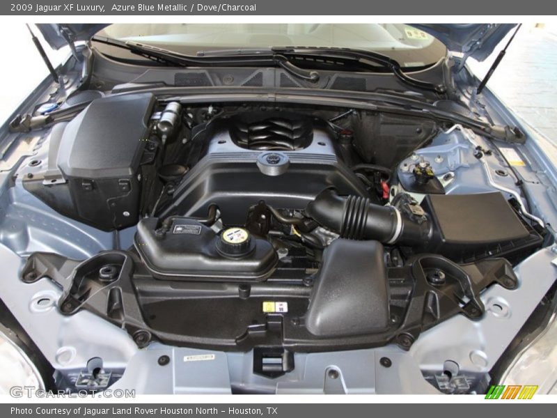 Azure Blue Metallic / Dove/Charcoal 2009 Jaguar XF Luxury