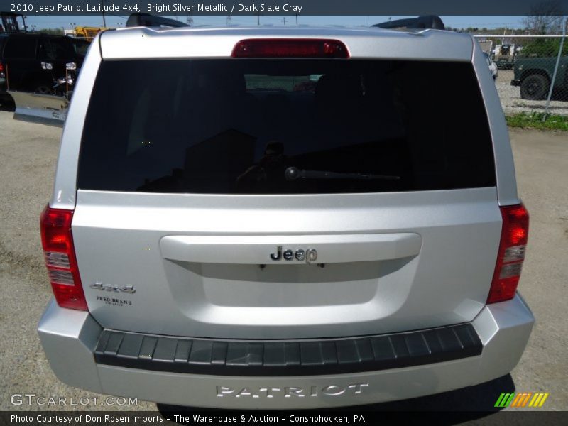 Bright Silver Metallic / Dark Slate Gray 2010 Jeep Patriot Latitude 4x4