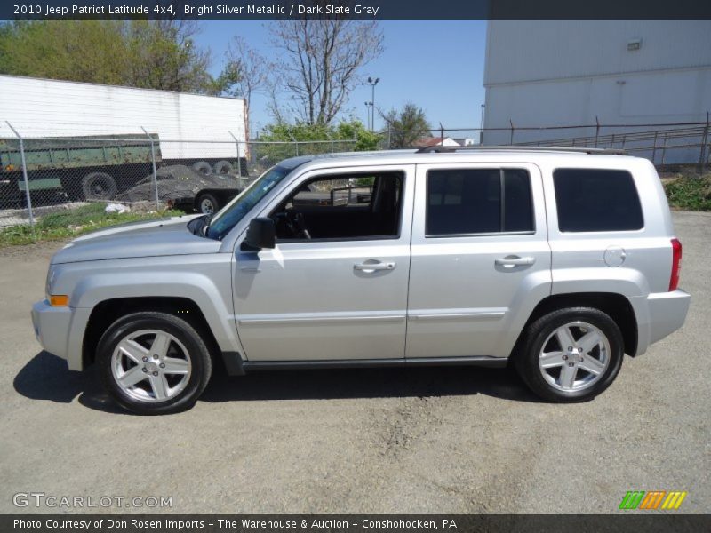 Bright Silver Metallic / Dark Slate Gray 2010 Jeep Patriot Latitude 4x4