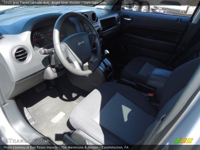 Bright Silver Metallic / Dark Slate Gray 2010 Jeep Patriot Latitude 4x4