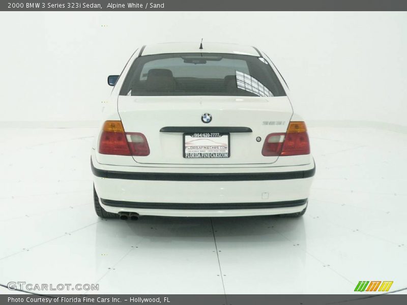 Alpine White / Sand 2000 BMW 3 Series 323i Sedan