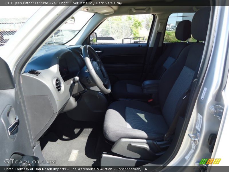 Bright Silver Metallic / Dark Slate Gray 2010 Jeep Patriot Latitude 4x4