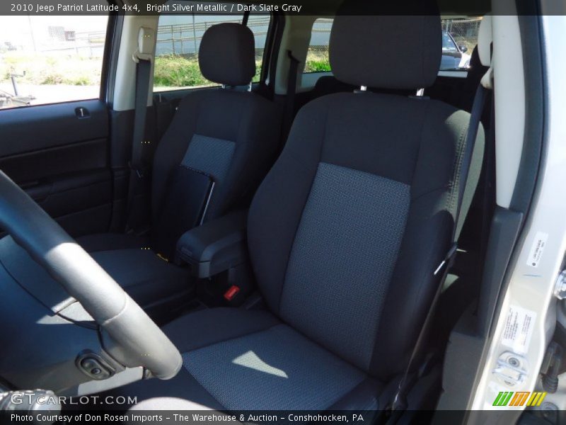 Bright Silver Metallic / Dark Slate Gray 2010 Jeep Patriot Latitude 4x4
