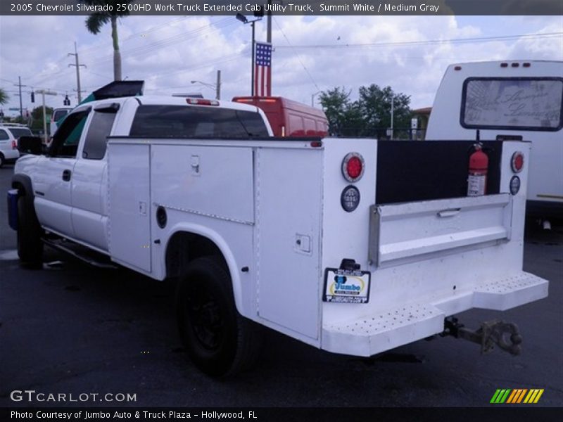 Summit White / Medium Gray 2005 Chevrolet Silverado 2500HD Work Truck Extended Cab Utility Truck
