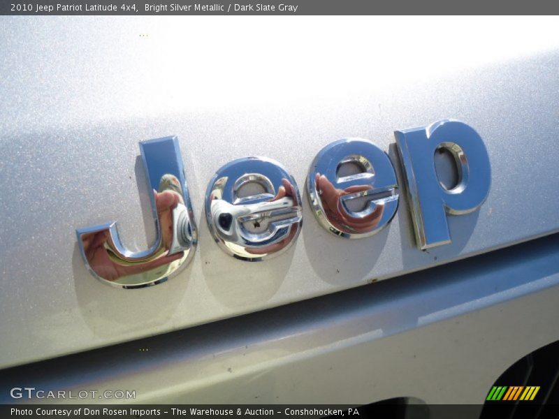 Bright Silver Metallic / Dark Slate Gray 2010 Jeep Patriot Latitude 4x4