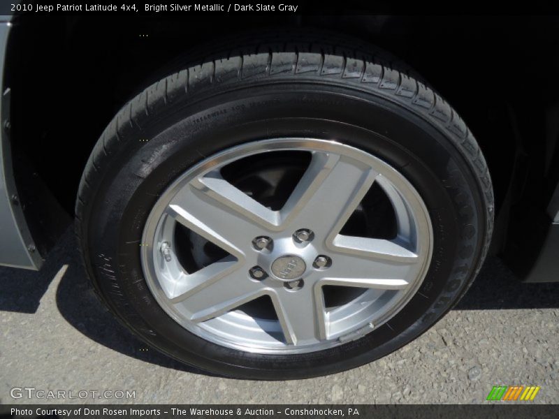 Bright Silver Metallic / Dark Slate Gray 2010 Jeep Patriot Latitude 4x4