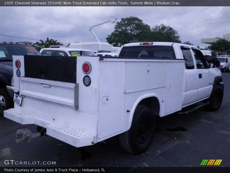 Summit White / Medium Gray 2005 Chevrolet Silverado 2500HD Work Truck Extended Cab Utility Truck