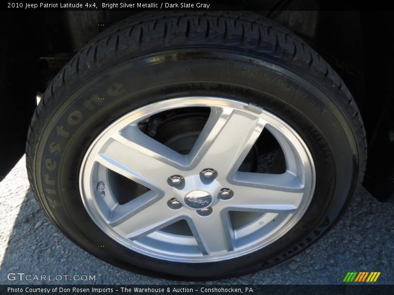 Bright Silver Metallic / Dark Slate Gray 2010 Jeep Patriot Latitude 4x4