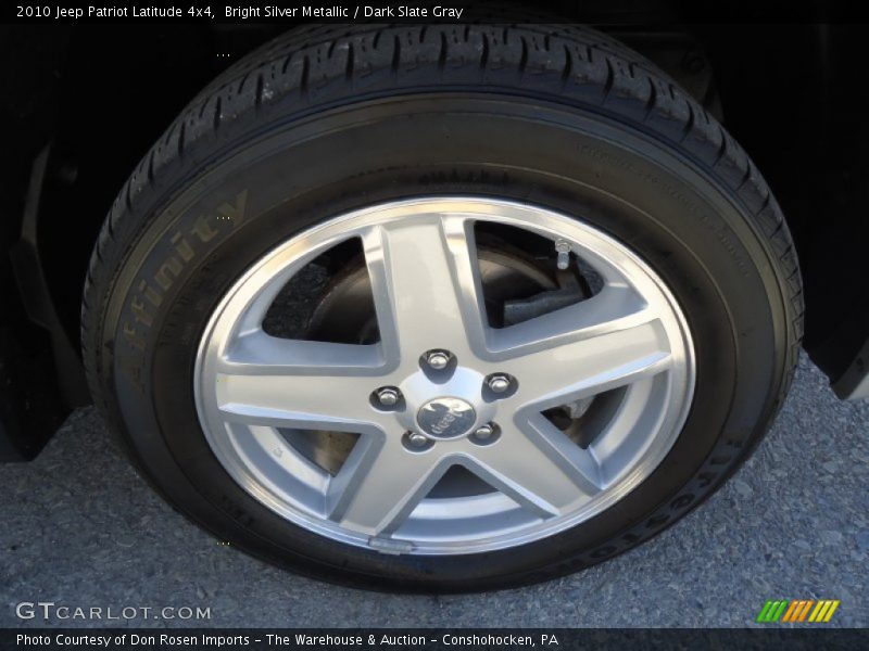 Bright Silver Metallic / Dark Slate Gray 2010 Jeep Patriot Latitude 4x4