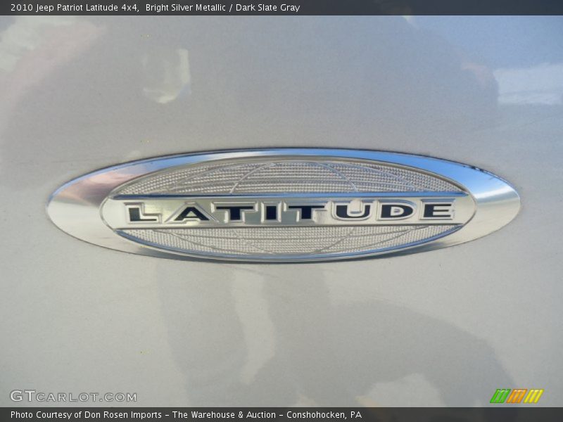 Bright Silver Metallic / Dark Slate Gray 2010 Jeep Patriot Latitude 4x4