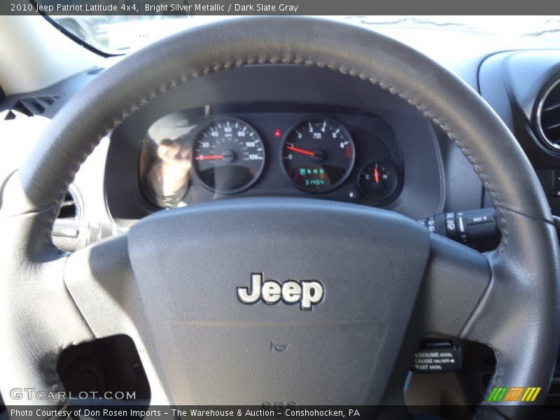Bright Silver Metallic / Dark Slate Gray 2010 Jeep Patriot Latitude 4x4