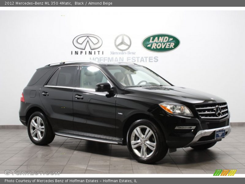 Black / Almond Beige 2012 Mercedes-Benz ML 350 4Matic