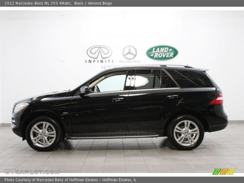 Black / Almond Beige 2012 Mercedes-Benz ML 350 4Matic