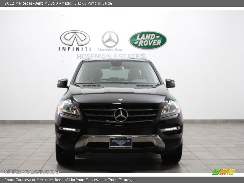 Black / Almond Beige 2012 Mercedes-Benz ML 350 4Matic