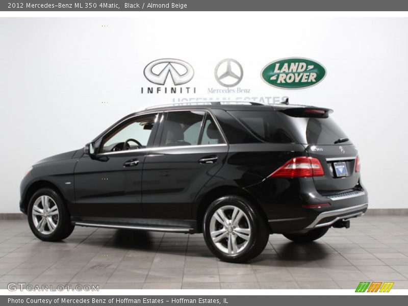 Black / Almond Beige 2012 Mercedes-Benz ML 350 4Matic