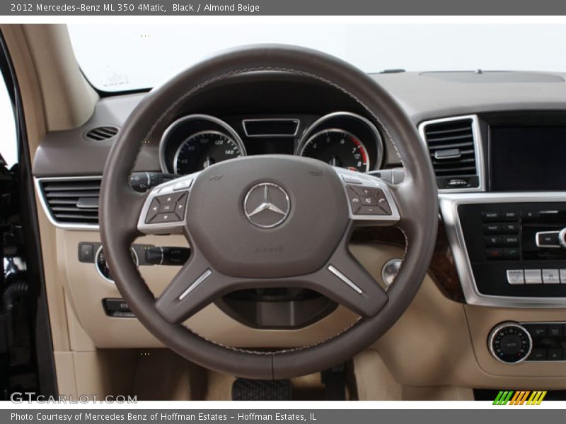 Black / Almond Beige 2012 Mercedes-Benz ML 350 4Matic