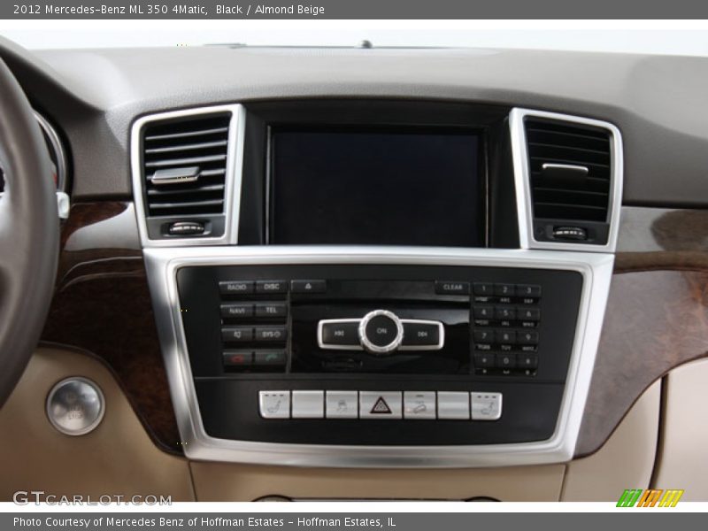 Black / Almond Beige 2012 Mercedes-Benz ML 350 4Matic