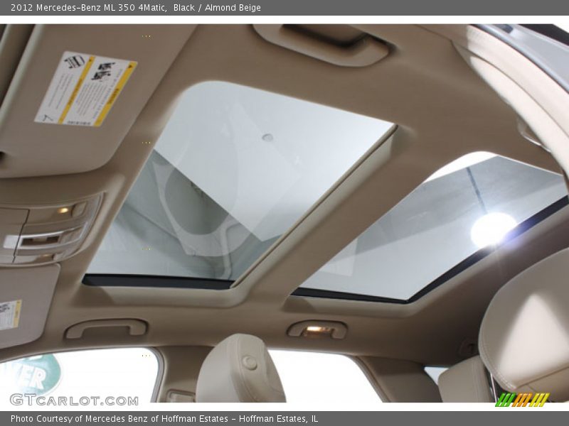 Black / Almond Beige 2012 Mercedes-Benz ML 350 4Matic
