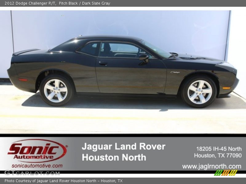 Pitch Black / Dark Slate Gray 2012 Dodge Challenger R/T