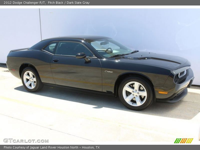 Pitch Black / Dark Slate Gray 2012 Dodge Challenger R/T