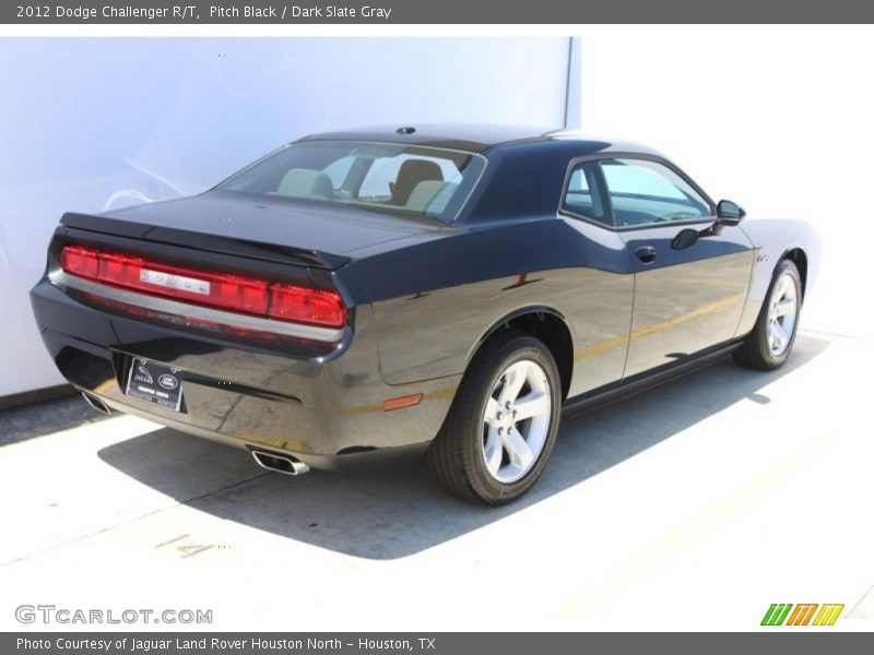 Pitch Black / Dark Slate Gray 2012 Dodge Challenger R/T