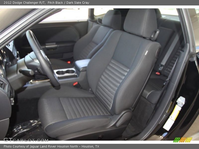 Pitch Black / Dark Slate Gray 2012 Dodge Challenger R/T