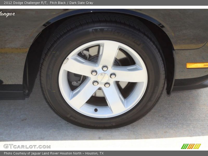 Pitch Black / Dark Slate Gray 2012 Dodge Challenger R/T