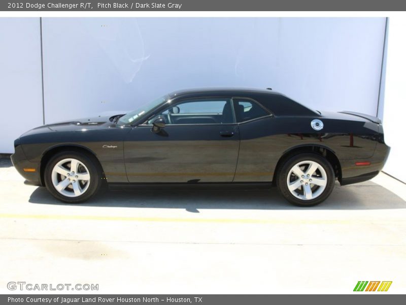 Pitch Black / Dark Slate Gray 2012 Dodge Challenger R/T