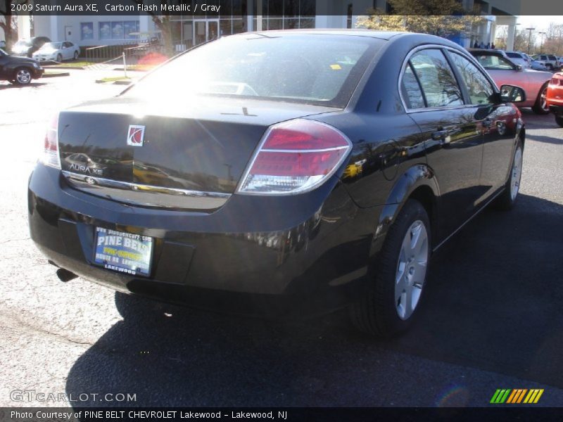 Carbon Flash Metallic / Gray 2009 Saturn Aura XE