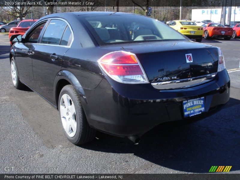 Carbon Flash Metallic / Gray 2009 Saturn Aura XE