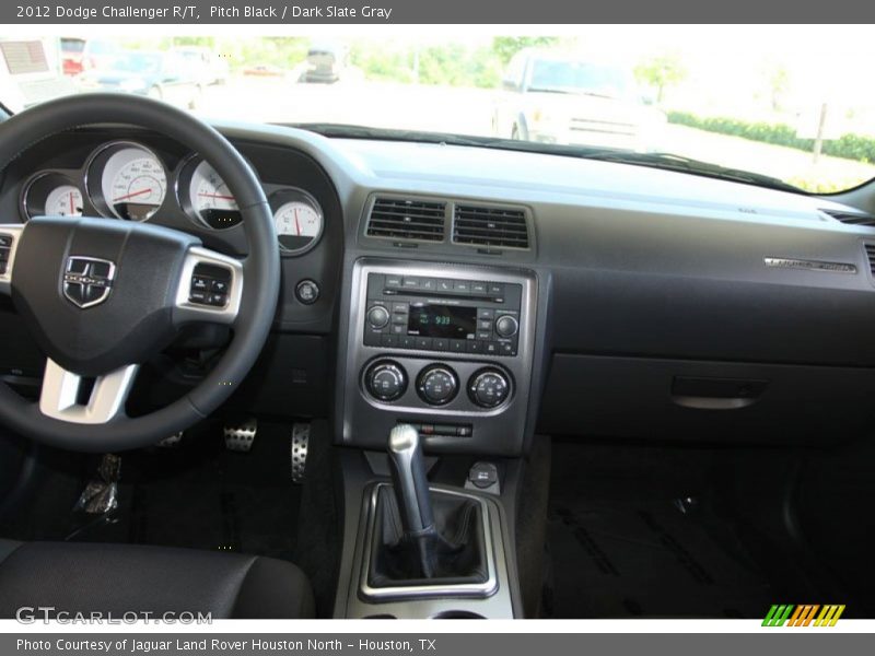 Pitch Black / Dark Slate Gray 2012 Dodge Challenger R/T