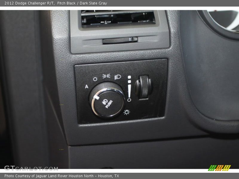 Pitch Black / Dark Slate Gray 2012 Dodge Challenger R/T