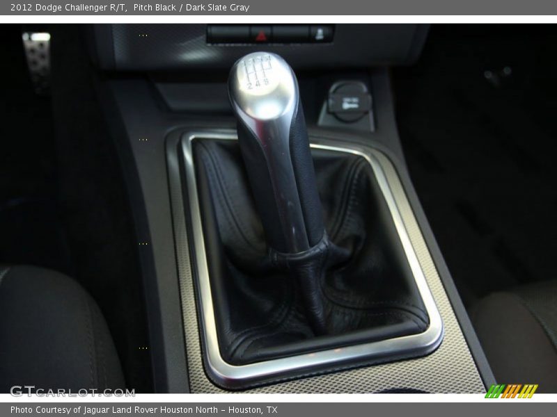 Pitch Black / Dark Slate Gray 2012 Dodge Challenger R/T