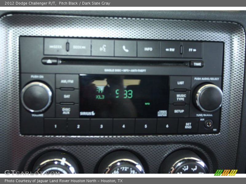 Pitch Black / Dark Slate Gray 2012 Dodge Challenger R/T