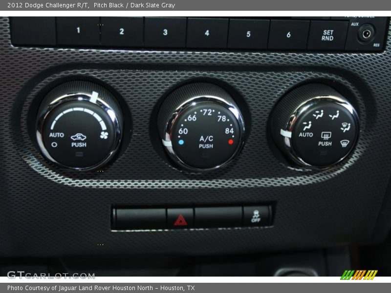Pitch Black / Dark Slate Gray 2012 Dodge Challenger R/T